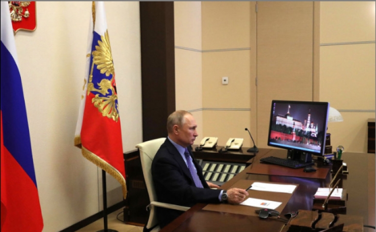 Совещание по видеосвязи с полномочными представителями Президента РФ в федеральных округах