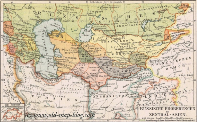 К какому берегу плывут государства Средней Азии?